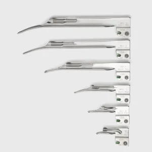 Hoja para laringoscopio recto MILLER (fibra óptica)