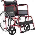 Silla de Ruedas con descansa pies desmontable