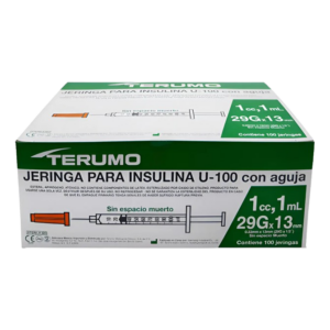 Jeringa Para Insulina Terumo 1ml - 29g X 13mm